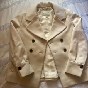 Banana Republic Cream Peacoat